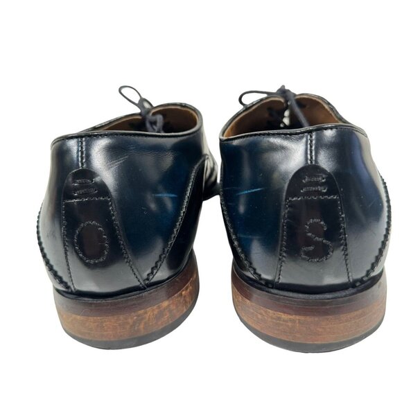 OLIVER SWEENEY Black Blue Sissa Oxford Shoe Men’s Size UK 9 US 10 Made‎ in ITALY - Picture 11 of 16